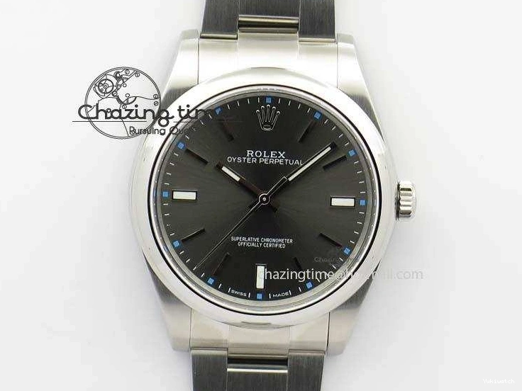Perpetual 39mm Oyster Bracelet 114300 1:1 SS Best SA3132 Gray JF On Edition Dial 0306